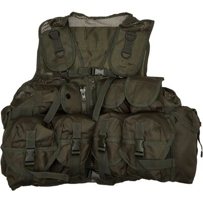 Mil-Tec Tactische Vest - 9 Zakken - Groen Mil-Tec Tactische Vest - 9 Zakken - Groen