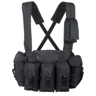 Mil-Tec Gilet da Sopra - 6 Tasche - Spallacci Regolabili - Chiusura Silenziosa Mil-Tec Gilet da Sopra - 6 Tasche - Spallacci Regolabili - Chiusura Silenziosa