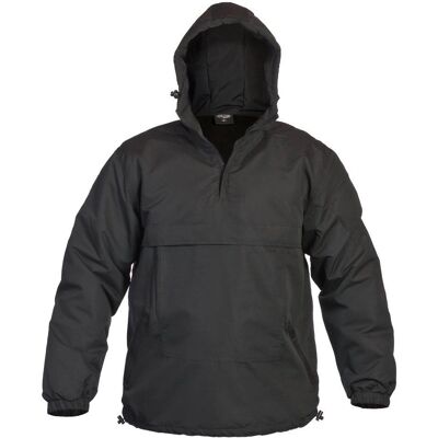 Veste d'été Mil-Tec Noire - Anorak, Résistant au vent, Pliable Veste d'été Mil-Tec Noire - Anorak, Résistant au vent, Pliable