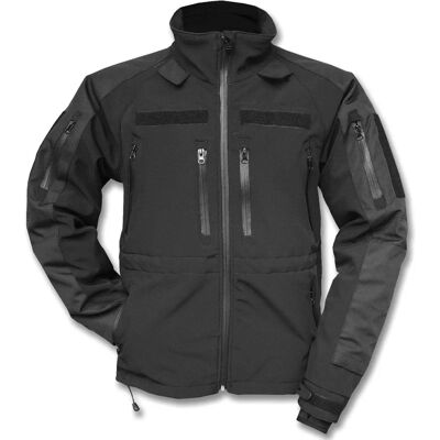 Mil-Tec Sort Softshell Jakke - Taktisk - Vandafvisende Mil-Tec Sort Softshell Jakke - Taktisk - Vandafvisende