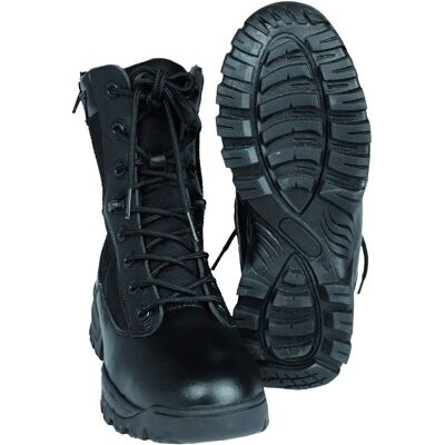 Mil-Tec Schwarze taktische Stiefel Zwei-Reißverschlüsse - Stiefel Mil-Tec Schwarze taktische Stiefel Zwei-Reißverschlüsse - Stiefel
