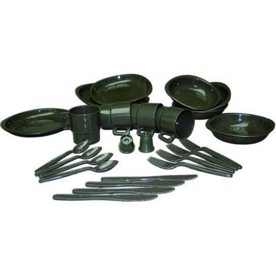 Ensemble de Camping 26 Pièces - Couverts Outdoor Mil-Tec Ensemble de Camping 26 Pièces - Couverts Outdoor Mil-Tec