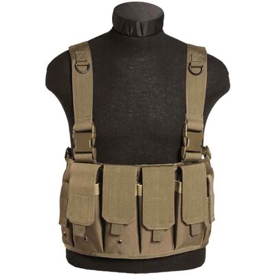 Mil-Tec Mag Carrier Chest Rig - Coyote Mil-Tec Mag Carrier Chest Rig - Coyote