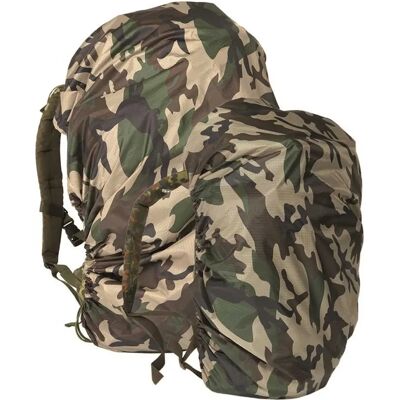 Mil-Tec Couverture de Sac à Dos Militaire Woodland - Rucksack Cover Mil-Tec Couverture de Sac à Dos Militaire Woodland - Rucksack Cover