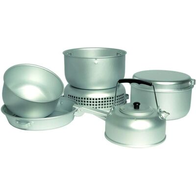 Mil-Tec Buiten Kookset 9-delig met Brander Mil-Tec Buiten Kookset 9-delig met Brander