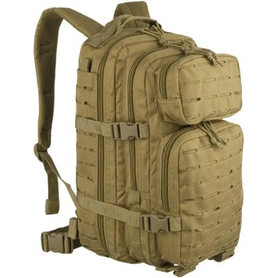 Sac à dos tactique Mil-Tec 20L coupe laser - Publicité Sac à dos tactique Mil-Tec 20L coupe laser - Publicité