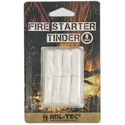 Mil-Tec Tændbriketter - 8 stk - Udendørs optænding Mil-Tec Tændbriketter - 8 stk - Udendørs optænding