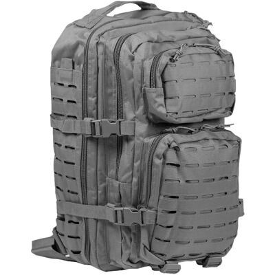 Sac d'Assaut MIL-TEC Laser Cut Gris Urbain - Sac à dos Sac d'Assaut MIL-TEC Laser Cut Gris Urbain - Sac à dos