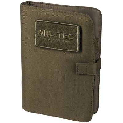 Cuaderno táctico verde MIL-TEC - Cubierta dura, Hojas removibles Cuaderno táctico verde MIL-TEC - Cubierta dura, Hojas removibles