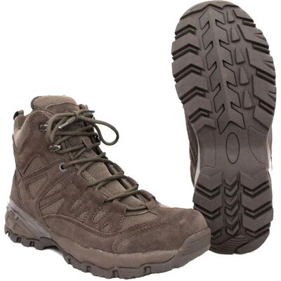 Bottes de Randonnée Marron Squad Wolf Tactical - Légères, Durables, Imperméables - Publicité Bottes de Randonnée Marron Squad Wolf Tactical - Légères, Durables, Imperméables - Publicité