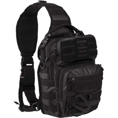 Mil-Tec Schwarzer Assault Pack 10L - Taktischer Rucksack Mil-Tec Schwarzer Assault Pack 10L - Taktischer Rucksack