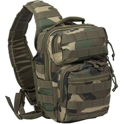 Mil-Tec Woodland Assault Pack Small One Strap - Batoh Mil-Tec Woodland Assault Pack Small One Strap - Batoh