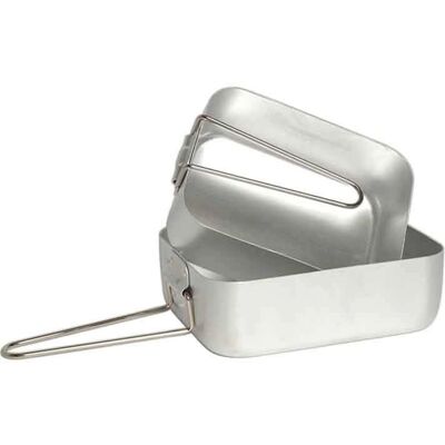 Mil-Tec Kogekar Mess Kit - Duurzame Aluminiumlegering - 365g - Mess Kit Mil-Tec Kogekar Mess Kit - Duurzame Aluminiumlegering - 365g - Mess Kit