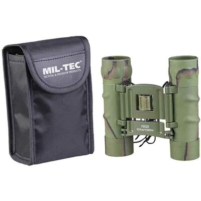 Mil-Tec Mini Gen II 10X25 Camo Fernglas - Kompakt Klappbar Mil-Tec Mini Gen II 10X25 Camo Fernglas - Kompakt Klappbar