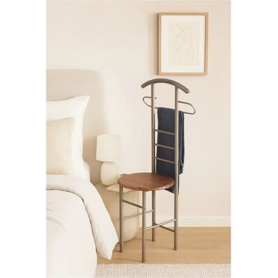 Möbel Direkt Online - Gustav - Walnut seat - Valet stand Möbel Direkt Online - Gustav - Walnut seat - Valet stand