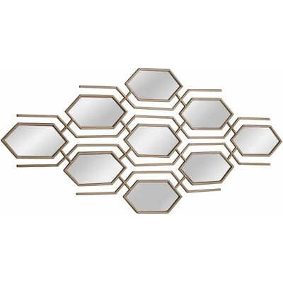 HOFMANN LIVING AND MORE Wandspiegel - Antik goldfarben, 45x108 cm HOFMANN LIVING AND MORE Wandspiegel - Antik goldfarben, 45x108 cm