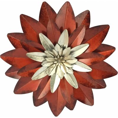 HOFMANN LIVING AND MORE Blüte - Wanddeko - 45x45x4 cm - Antikrot HOFMANN LIVING AND MORE Blüte - Wanddeko - 45x45x4 cm - Antikrot