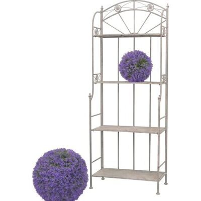 Home Affaire Metallregal - 4 Ablageflächen - Klappbar - 60x31x159 cm Home Affaire Metallregal - 4 Ablageflächen - Klappbar - 60x31x159 cm