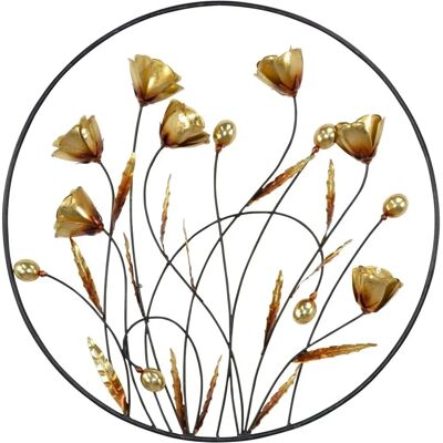 HOFMANN LIVING AND MORE Gold Wanddeko - 69x69x7 cm HOFMANN LIVING AND MORE Gold Wanddeko - 69x69x7 cm