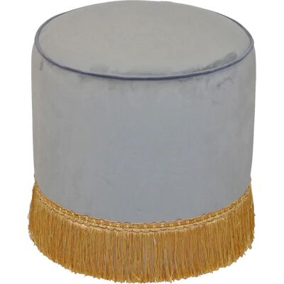 Home Affaire Grauer Samt-Sitzhocker - Sitzhocker Home Affaire Grauer Samt-Sitzhocker - Sitzhocker