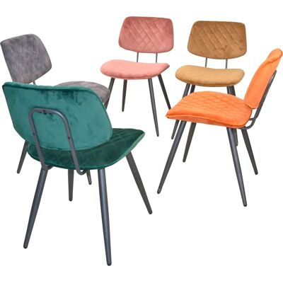 INOSIGN Armchair - Samt, Stahlrahmen, Modernes Design INOSIGN Armchair - Samt, Stahlrahmen, Modernes Design