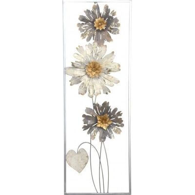 Möbel Direkt Online - Conrad Blumen - Silberrahmen - 31 x 90 cm - Wanddeko Möbel Direkt Online - Conrad Blumen - Silberrahmen - 31 x 90 cm - Wanddeko