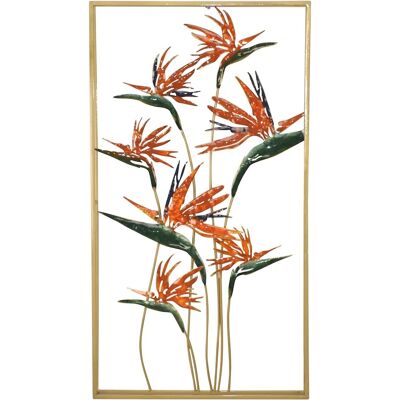 HOFMANN LIVING AND MORE Wanddekoration - Wanddeko - 50x91x5 cm - orange (terra) - Metallrahmen HOFMANN LIVING AND MORE Wanddekoration - Wanddeko - 50x91x5 cm - orange (terra) - Metallrahmen