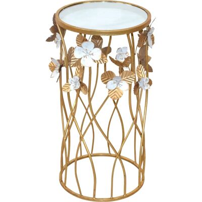 INOSIGN Gold Beistelltisch - Rundglas, 30x60x30 cm INOSIGN Gold Beistelltisch - Rundglas, 30x60x30 cm