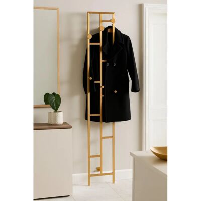 INOSIGN Gold Wandgarderobe - Moderner 6-Haken Stahl Wandmontage INOSIGN Gold Wandgarderobe - Moderner 6-Haken Stahl Wandmontage