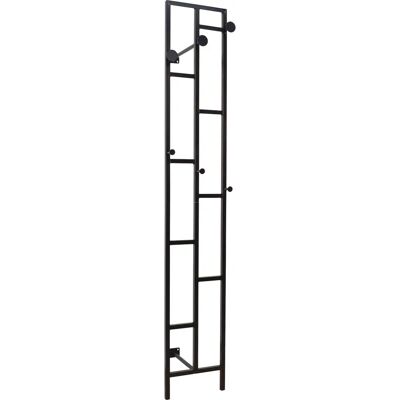 INOSIGN Wandgarderobe - Moderner Stahl, 6 Haken, 1 Kleiderstange - Wandmontage INOSIGN Wandgarderobe - Moderner Stahl, 6 Haken, 1 Kleiderstange - Wandmontage