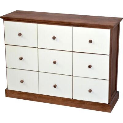 Möbel Direkt Online - Ella - Walnut - Kommode mit Schubladen Möbel Direkt Online - Ella - Walnut - Kommode mit Schubladen