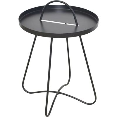 Möbel Direkt Online - Inge - Schwarz - Ø40 cm - End Table Möbel Direkt Online - Inge - Schwarz - Ø40 cm - End Table