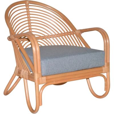 HOFMANN LIVING AND MORE - Gelber Rattansessel HOFMANN LIVING AND MORE - Gelber Rattansessel