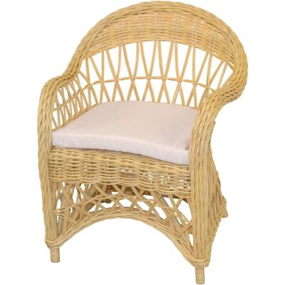 HOFMANN LIVING AND MORE - Rattansessel - beige - Armchair HOFMANN LIVING AND MORE - Rattansessel - beige - Armchair