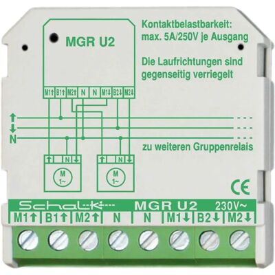 Schalk Motor-Gruppen-Relais - 2 Motoren, 230VAC Schalk Motor-Gruppen-Relais - 2 Motoren, 230VAC