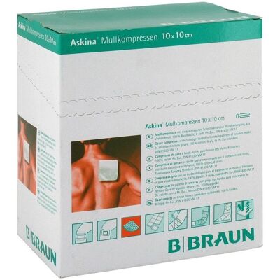 B. Braun Sterile Mullkompressen - 10x10cm - 25 Stück B. Braun Sterile Mullkompressen - 10x10cm - 25 Stück