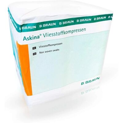 B. Braun Askina Vliesstoffkompressen - 10x10 cm Sterile Wundauflage B. Braun Askina Vliesstoffkompressen - 10x10 cm Sterile Wundauflage
