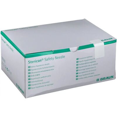 B. Braun Sterican Sicherheitskanülen - 26 G x 1/2'' - Sicherheit Kanülen B. Braun Sterican Sicherheitskanülen - 26 G x 1/2'' - Sicherheit Kanülen