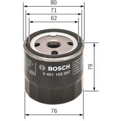Bosch Opel Astra Olejový filtr - Vysoce kvalitní průtokový filtr Bosch Opel Astra Olejový filtr - Vysoce kvalitní průtokový filtr