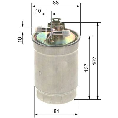 Bosch Polttoaineen suodatin 0 450 906 429 - Polttoaineen suodatin Audi A4 A6 C6 Bosch Polttoaineen suodatin 0 450 906 429 - Polttoaineen suodatin Audi A4 A6 C6