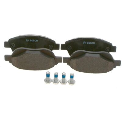 Plaquettes de frein Bosch - Pour Peugeot, Citroën - Faible métal, 4 pièces Plaquettes de frein Bosch - Pour Peugeot, Citroën - Faible métal, 4 pièces