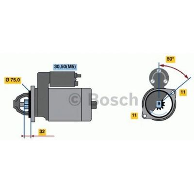 Bosch Zafira B Startmotor - Starter Motor Bosch Zafira B Startmotor - Starter Motor