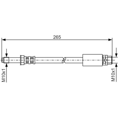 Flexible de frein BOSCH - F20, E81, E87, E90, E91, E92, E93, F30, F36, F80 Flexible de frein BOSCH - F20, E81, E87, E90, E91, E92, E93, F30, F36, F80