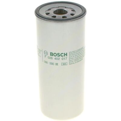 Bosch Polttoaineen suodatin F 026 402 017 - Spin-on, 107.9mm, 262.4mm korkeus Bosch Polttoaineen suodatin F 026 402 017 - Spin-on, 107.9mm, 262.4mm korkeus