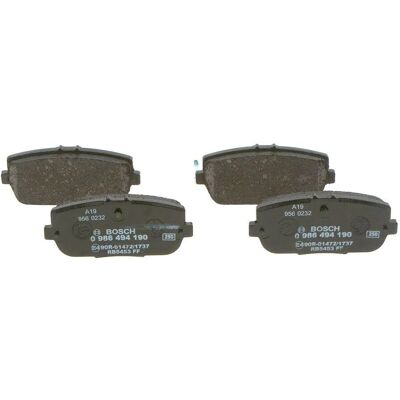 Bosch N/A - Bremsbeläge - Low-Metallic mit Verschleißanzeige Bosch N/A - Bremsbeläge - Low-Metallic mit Verschleißanzeige