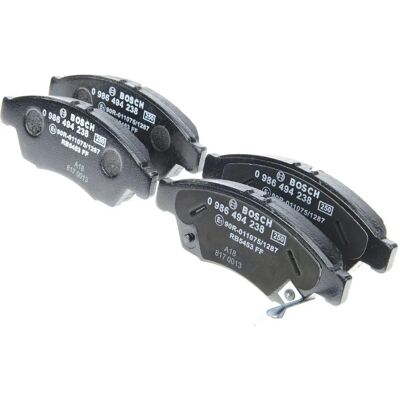 Bosch Plăcuțe de frână pentru Liana - Față, Low-Metallic, ECE-R90 Bosch Plăcuțe de frână pentru Liana - Față, Low-Metallic, ECE-R90