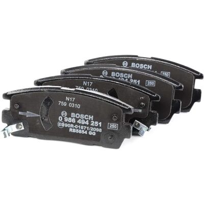 Bosch Modèle 0 986 494 251 Plaquettes de frein - Arrière, Low-Metallic Bosch Modèle 0 986 494 251 Plaquettes de frein - Arrière, Low-Metallic