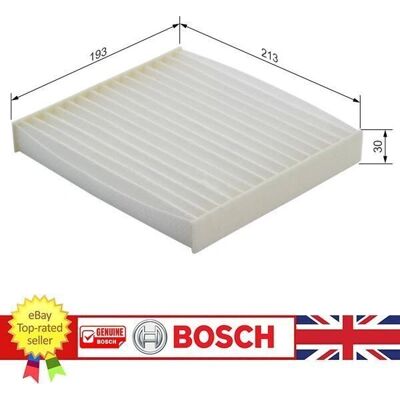 Bosch Interiørluftfilter for Toyota Land Rover - Interiørluftfilter Bosch Interiørluftfilter for Toyota Land Rover - Interiørluftfilter