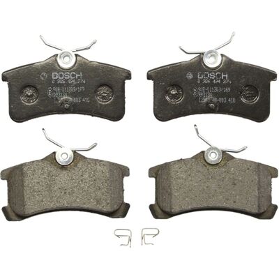 Bosch 0 986 494 274 - Plaquettes de frein pour Toyota Avensis, Corolla Bosch 0 986 494 274 - Plaquettes de frein pour Toyota Avensis, Corolla