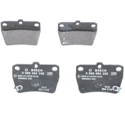 Bosch BP1258 Placute de frână spate - ECE-R90 - Pachet de 4 Bosch BP1258 Placute de frână spate - ECE-R90 - Pachet de 4